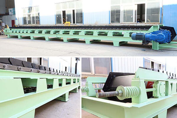 apron feeder for cement clinker